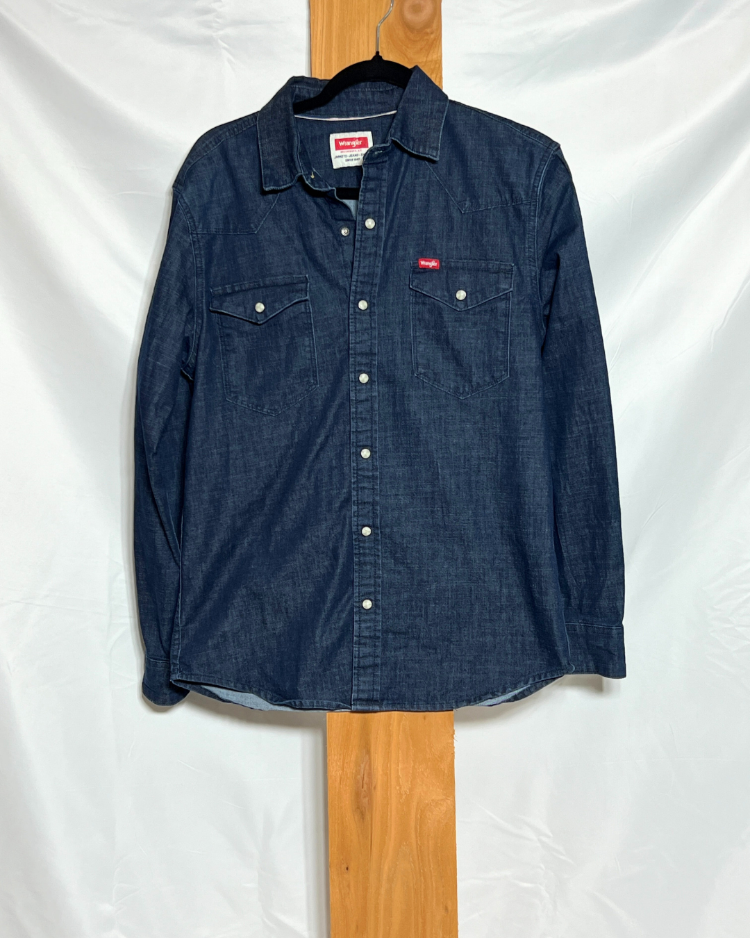 Wrangler Denim Snap Shirt / Small