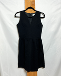 Little Black V-Neck Dress / Medium