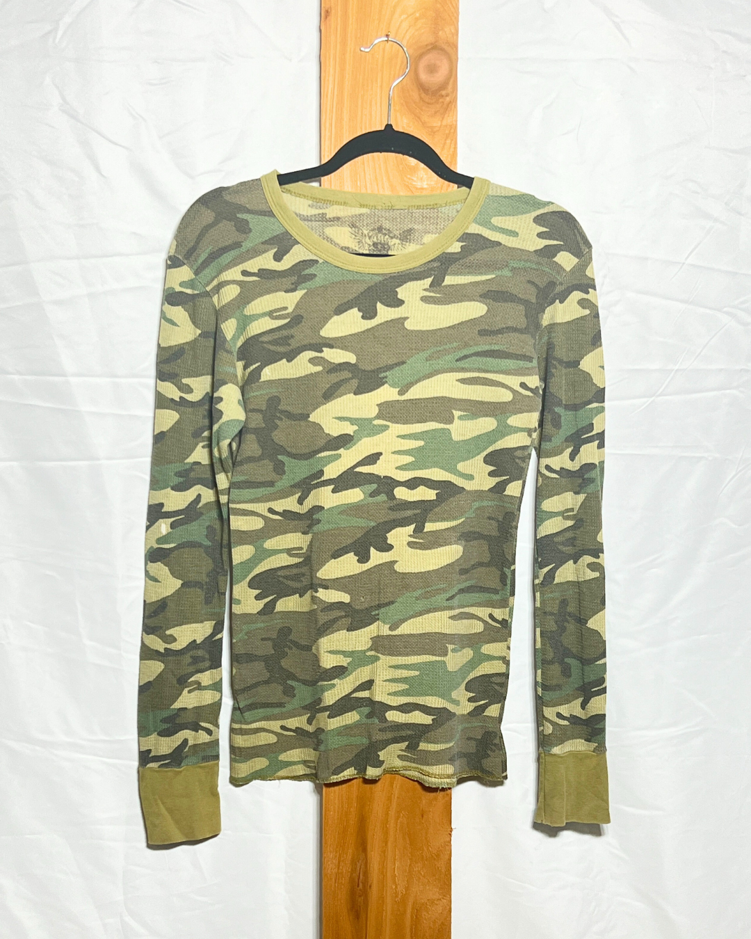Camo Long Sleeve Thermal Top / Small