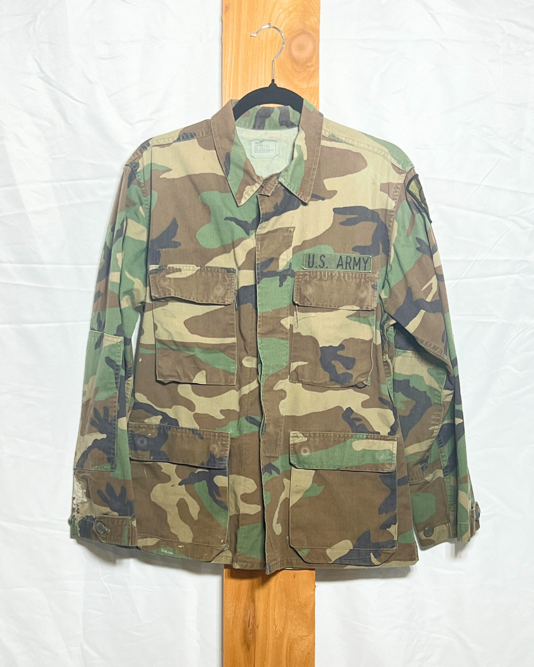 Vintage U.S. Army Woodland Camo Field Jacket / Small