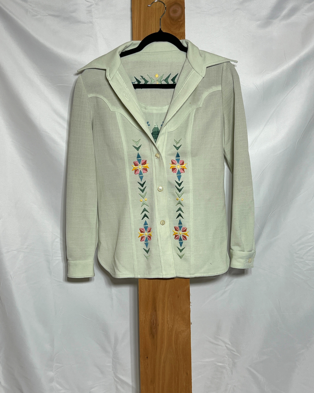 Vintage Western Embroidered Jacket / Medium