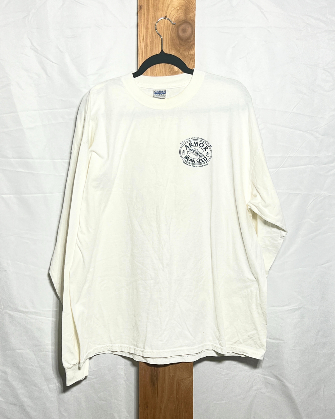 Vintage Armor Bean Seed Long Sleeve Logo Tee / 3XL