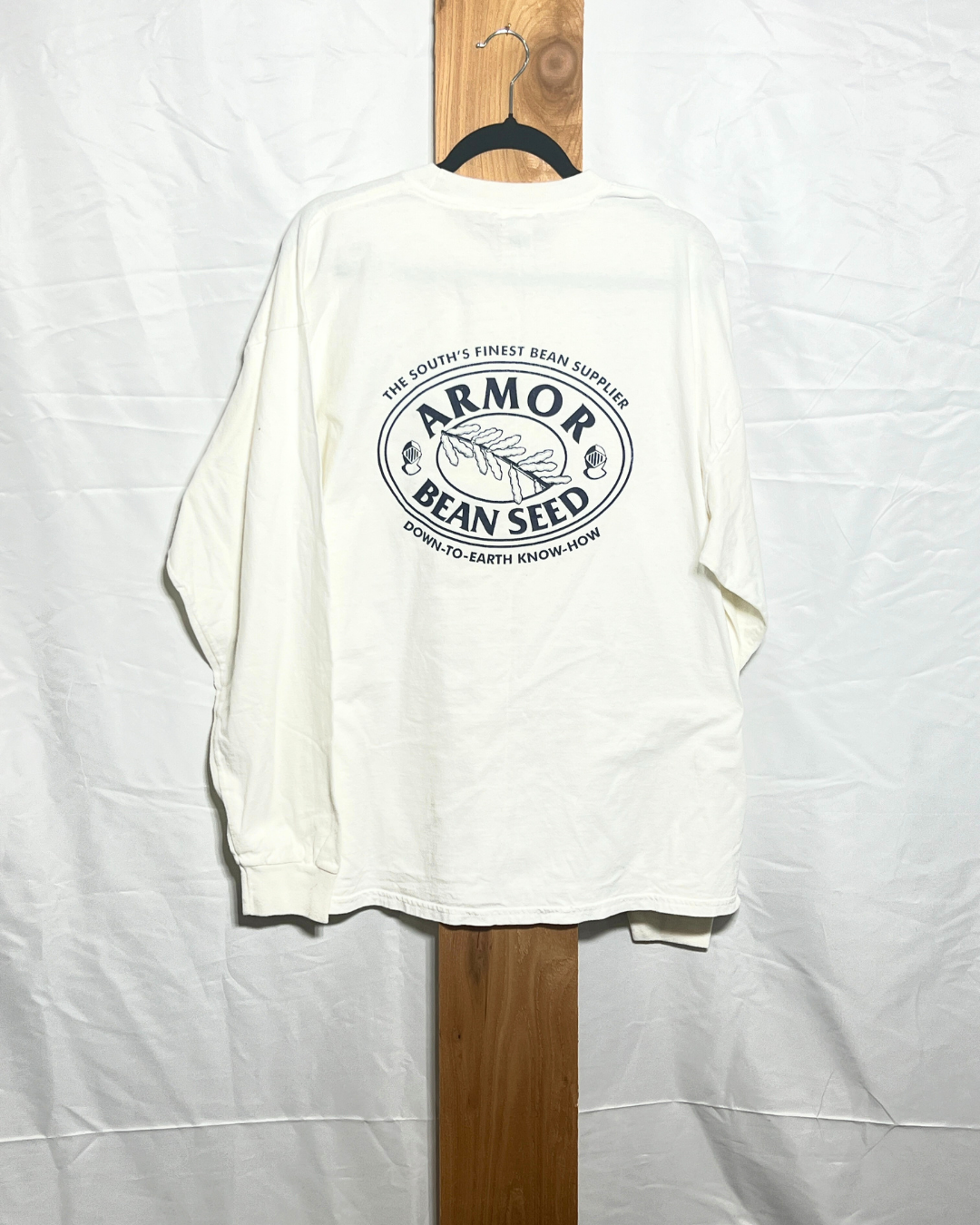 Vintage Armor Bean Seed Long Sleeve Logo Tee / 3XL