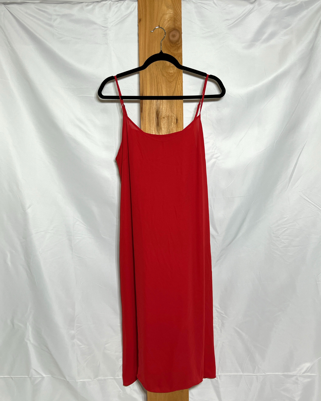 Classic Red Slip Dress / XL