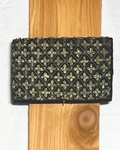 Vintage Black & Gold Beaded Clutch