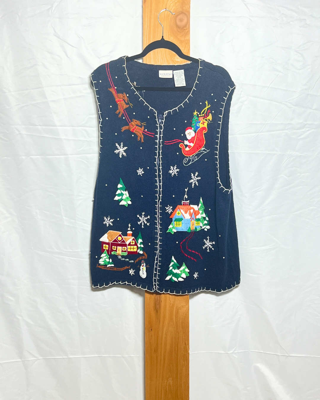 Vintage Christmas Story Sweater Vest / 2XL