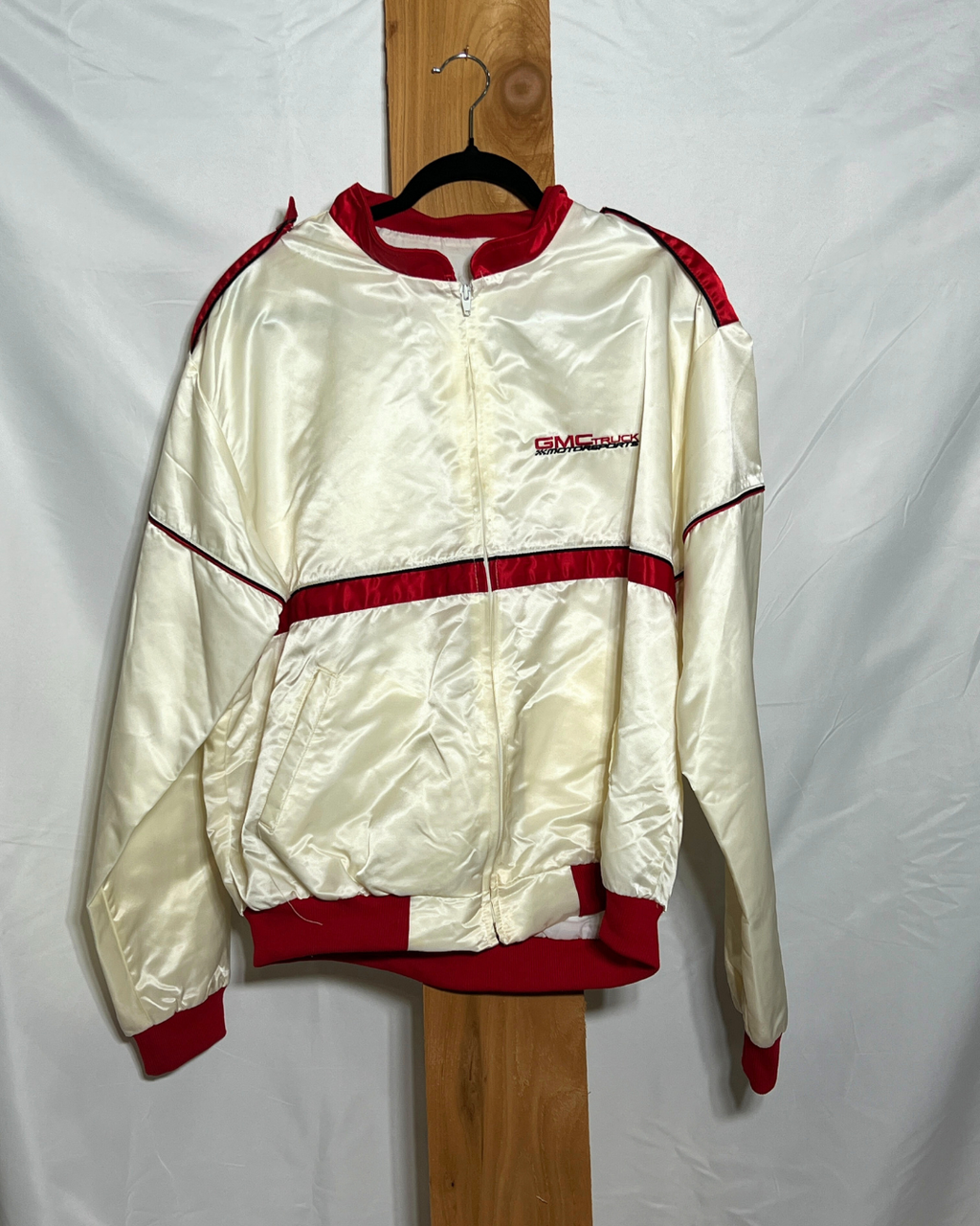 Vintage GMC Truck Motorsports Satin Jacket / XL