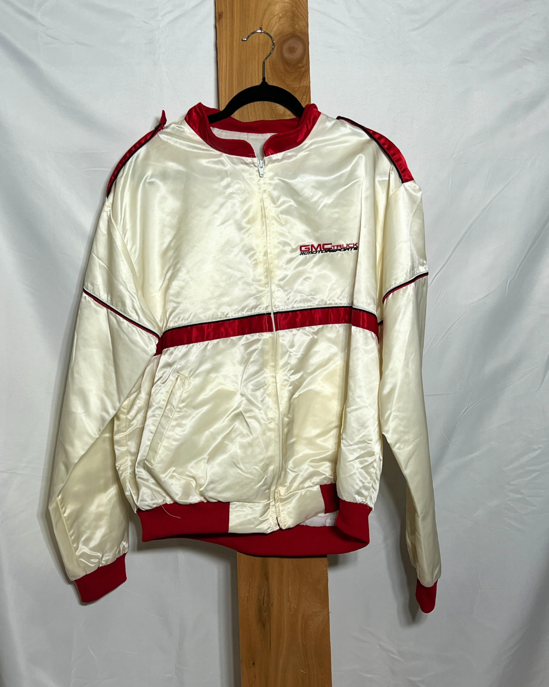 Vintage GMC Truck Motorsports Satin Jacket / XL