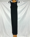 Black Glitter Knit Maxi Dress / Medium